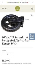 Luft schwenkrad lenkgabel gebraucht kaufen  Berlin