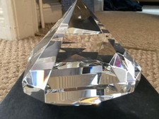 Crystal glass paperweight for sale  DEREHAM