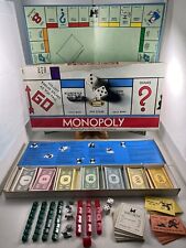 Monopoly game vintage for sale  Purvis