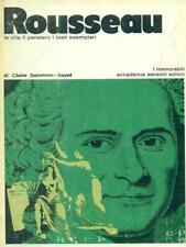 Rousseau vita pensiero usato  Italia