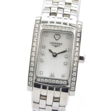 Longines Dolce Vita L5.158.0 relógio feminino mostrador de concha moldura lateral de diamante comprar usado  Enviando para Brazil