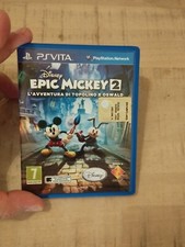 Epic Mickey 2 Ps Vita Pal Italiano PlayStation Retrogame Raro comprar usado Epic Mickey 2 Ps Vita Pal Italiano PlayStation Retrogame Raro comprar usado  Enviando para Brazil