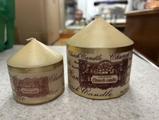 Church candles 2 for sale  DARWEN