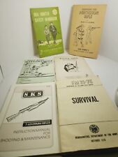 Lote de manuales y guías del Manual de Supervivencia del Ejército de los Estados Unidos FM 21-76 1970 SKS NRA segunda mano  Embacar hacia Mexico