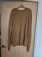 Mens mustard knit for sale  TELFORD