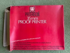 Paterson contact proof for sale  GODSTONE