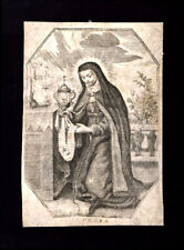 Santino pergamena 1822 usato  Ragusa