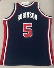 Camiseta autêntica assinada por David Robinson Mitchell & Ness Dream Team EUA BAS USASM comprar usado  Enviando para Brazil