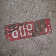 1914 california license for sale  Woodland