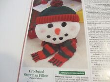 snowman pillow for sale  Lynchburg