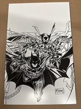 Batman Spawn #1 Todd McFarlane 1:250 P/B Tinta Virgin Variant DC Image 2022 quase perfeito comprar usado  Enviando para Brazil