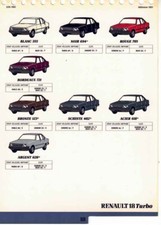 Catalogue brochure renault d'occasion  Saône