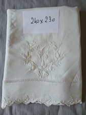 Linge ancien drap d'occasion  Clermont-l'Hérault