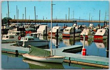 Cartão postal Ventura California CA, 1967 The Ventura Marina, iate, veleiros comprar usado  Enviando para Brazil