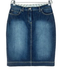 Saia lápis azul jeans feminina Tommy Hilfiger tamanho W32 comprar usado  Enviando para Brazil