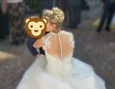 Hochzeitskleid ivory weiß gebraucht kaufen  Rodgau