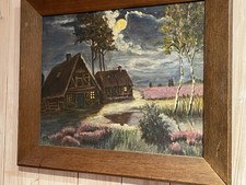 Gemälde heidelandschaft nacht gebraucht kaufen  Kaufering