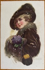 Cpa illustrateur années d'occasion  Vaux-sur-Mer