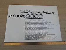 Depliant originale lancia usato  Santena
