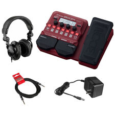 Zoom B1X Four Electric Bass Processador De Efeitos com fones de ouvido, cabo adaptador & comprar usado  Enviando para Brazil
