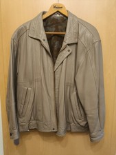 Lederjacke beige canda gebraucht kaufen  Velten