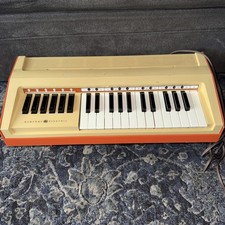 VINTAGE 1972 RARO Teclado General Electric Piano N3900A órgão marrom e laranja comprar usado  Enviando para Brazil