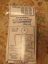 Janome overlock machine for sale  EVESHAM