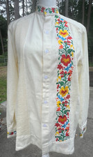 Guayabera embroidered natural for sale  Clayton