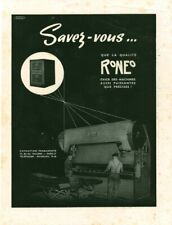 Publicité ancienne meubles d'occasion  France