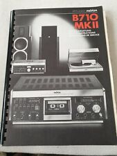 Manuale revox b710 usato  Perdasdefogu