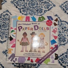 Fabulous Book of Paper Dolls by Julie Collings (2001, Hardcover) comprar usado  Enviando para Brazil