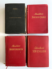 Baedeker's & Sweetser's Travel Guides Maps Paris France Meditteranean New Eng. comprar usado  Enviando para Brazil