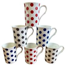 Polka dot mugs for sale  RHYL