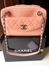 Estojo de câmera Chanel Coco Break ombro couro caviar rosa  comprar usado  Enviando para Brazil