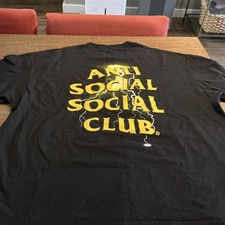 CAMISA CLUBE SOCIAL ANTI SOCIAL 2XL - Preta - 100% Algodão comprar usado  Enviando para Brazil