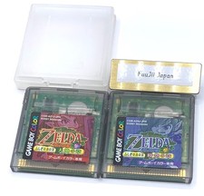 2 conjuntos Legend of Zelda Oracle of Ages & Oracle of Seasons conjunto Gameboy Color GBC, usado comprar usado  Enviando para Brazil