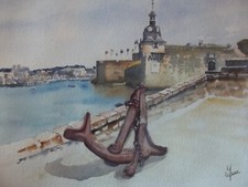 Aquarelle originale signée d'occasion  Moissac