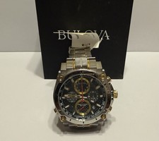 Relógio masculino BULOVA Precisionist mostrador cronógrafo preto aço inoxidável 98B228-PO comprar usado Relógio masculino BULOVA Precisionist mostrador cronógrafo preto aço inoxidável 98B228-PO comprar usado  Enviando para Brazil