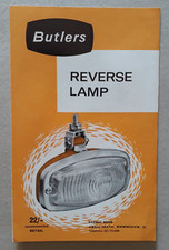 Butlers reverse lamp for sale  BOURNE