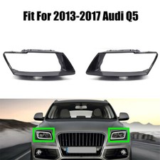 Para 2013-2017 Audi Q5 farol lateral esquerdo+direito tampa de lente transparente 2 peças comprar usado  Enviando para Brazil