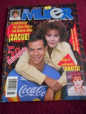 Revista MUJER ZAGUE américa SILVIA PINAL THALIA marimar LAURA LEON BIBI GAYTAN comprar usado  Enviando para Brazil