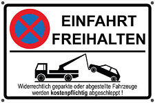 Einfahrt freihalten schild gebraucht kaufen  Hirschhorn