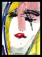 Blush Girl of the Hour 2014 ORIGINAL ACEO miniatura pintura a óleo abstrata assinada, usado comprar usado Blush Girl of the Hour 2014 ORIGINAL ACEO miniatura pintura a óleo abstrata assinada, usado comprar usado  Enviando para Brazil