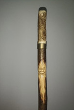 Carved handmade walking for sale  CARRICKFERGUS