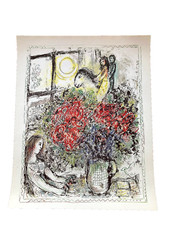 Chagall print chevauchee for sale  LONDON