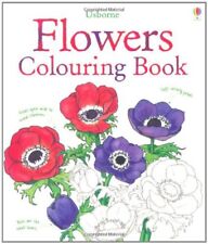 Flowers colouring book for sale  UK