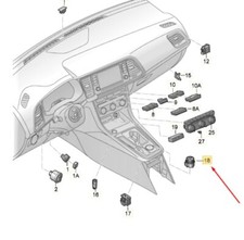 Interruptor/controle de modo de direção genuíno Seat ECO ATECA KH7 575927531GOLX comprar usado  Enviando para Brazil