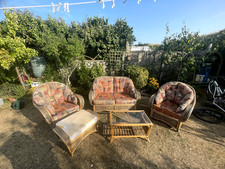 Rattan wicker chair for sale  CHRISTCHURCH