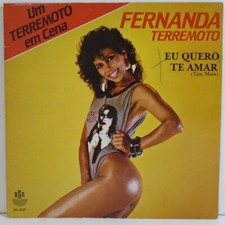 FERNANDA TERREMOTO EU QUERO TE AMAR BRAZIL 1984 FUNK SOUL BOOGIE 7" TIM MAIA comprar usado  Brasil 