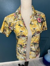 Vintage yellow hawaiian for sale  New Port Richey
